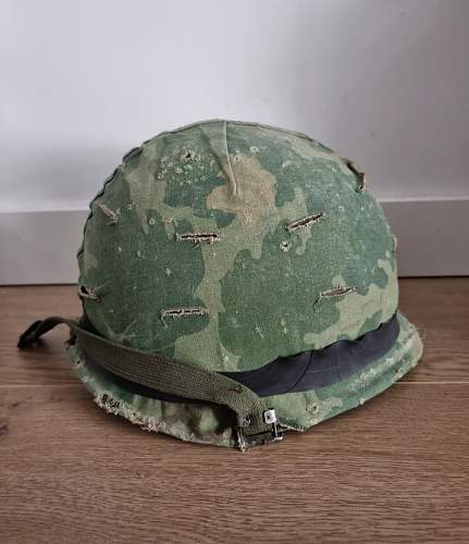 Finally got my Vietnam m1 helmet. Any thoughts are welcome!