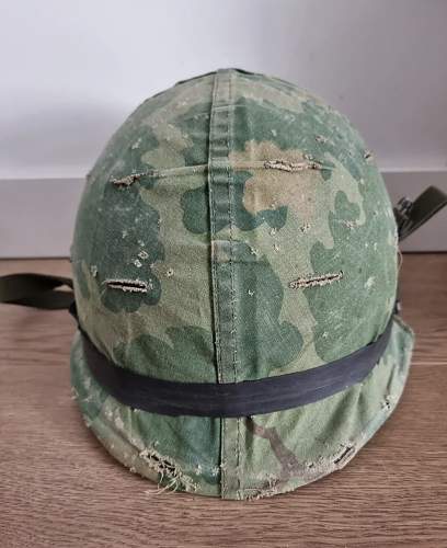 Finally got my Vietnam m1 helmet. Any thoughts are welcome!