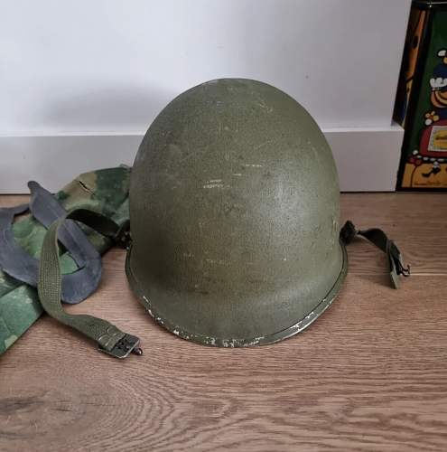 Finally got my Vietnam m1 helmet. Any thoughts are welcome!