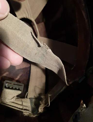 WW2 front seam swivel bale original and valuation ?