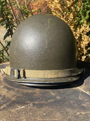 Korean War Chaplain helmet