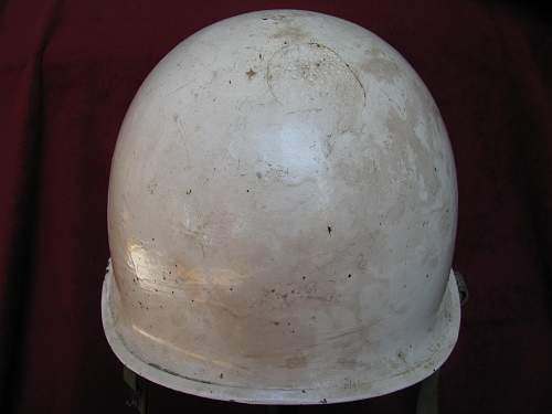 Named White M1 -  Fixed Bale - 10th Mountain Division Decaled Liner