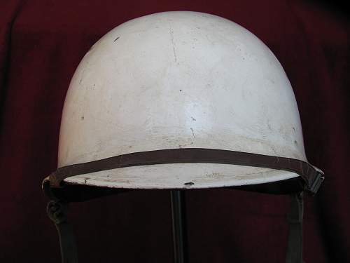 Named White M1 -  Fixed Bale - 10th Mountain Division Decaled Liner