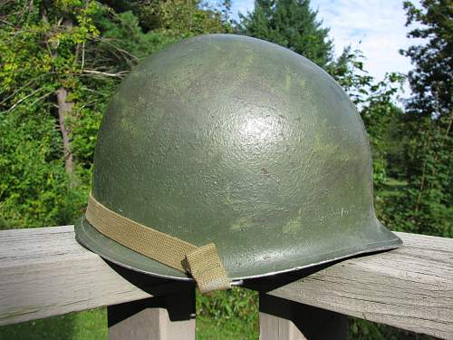 Painted US M1 Navy Helmet - Commander Rank