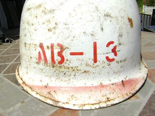 Help with M-1 Helmet Markings?