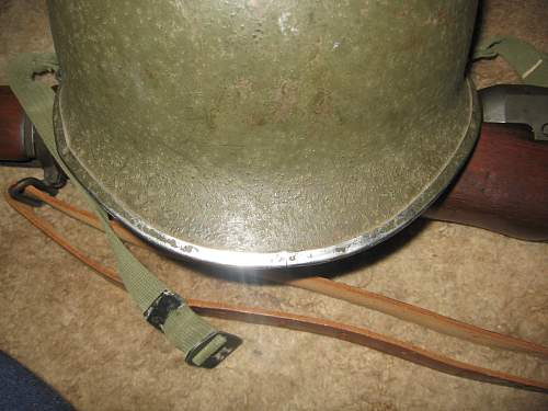 M1 helmet? Bought awhile back, questions