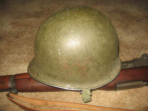 M1 helmet? Bought awhile back, questions