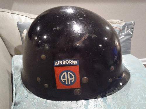 Just got this 82nd Airborne Helmet - Real or not?