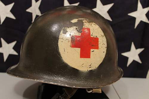 Korean War Medics Helmet