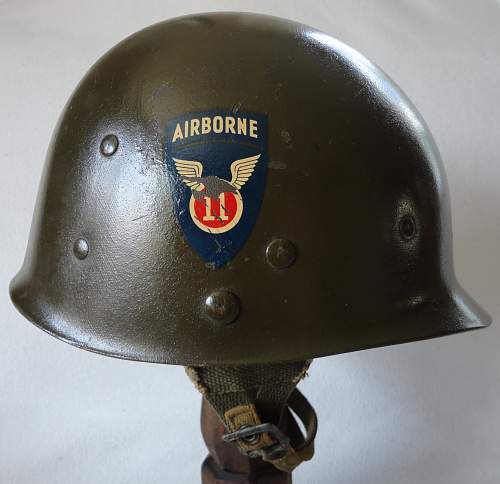 US 11th Airborne M1 helmet Liner - Craigslist Finds