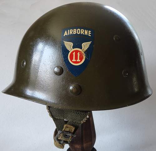 US 11th Airborne M1 helmet Liner - Craigslist Finds