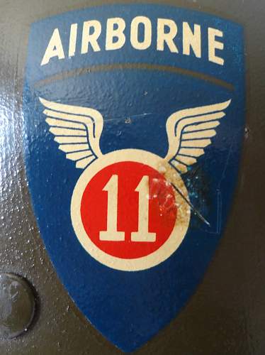 US 11th Airborne M1 helmet Liner - Craigslist Finds