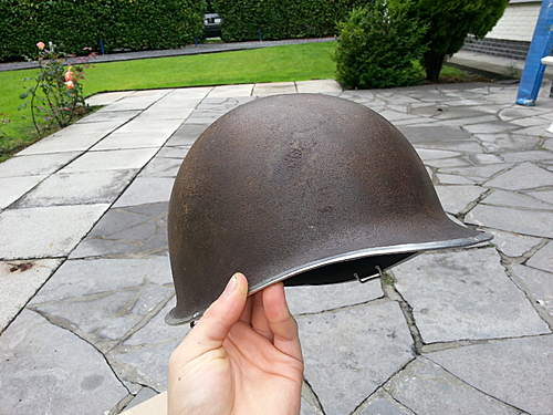 WW2 American helmet
