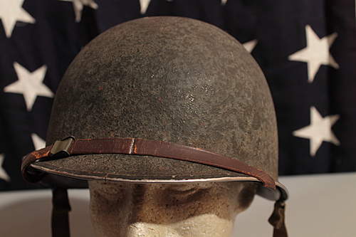 WWII USMC Camo Cover and Helmet