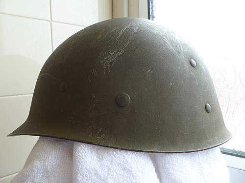 M1 helmet liner.