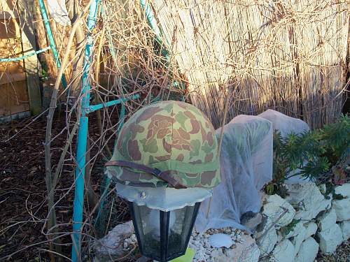 USMC helmet cover/veil