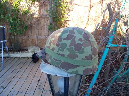 USMC helmet cover/veil