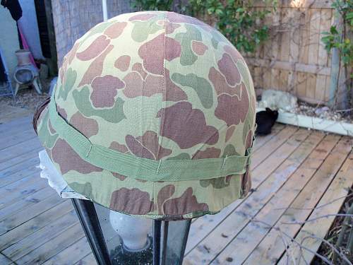 USMC helmet cover/veil