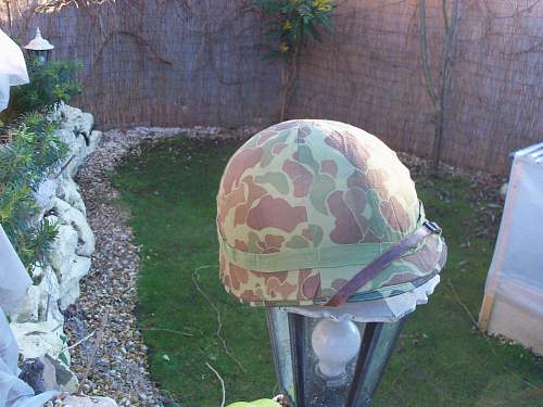 USMC helmet cover/veil