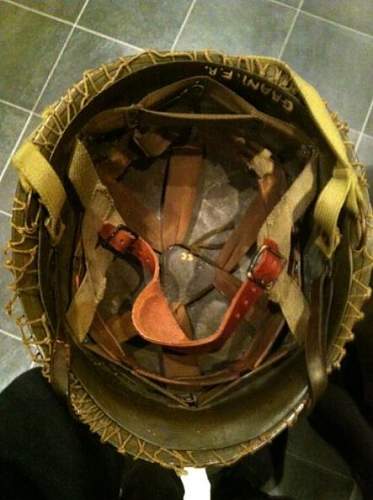 Fake M-2 D loop helmet on ebay