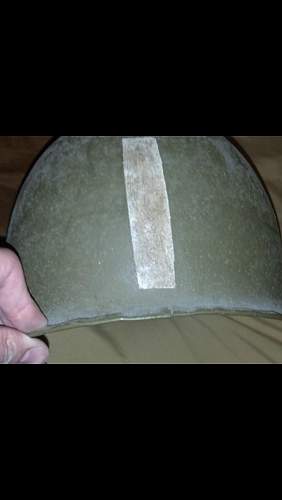 Real US M1 Helmet with real Captain Emblem and Unit Rank?