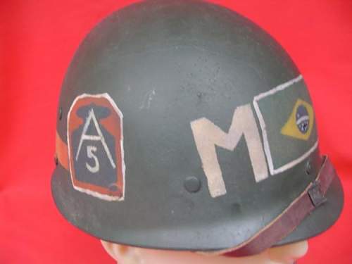 Helmet Brazilian expeditionary force ww2