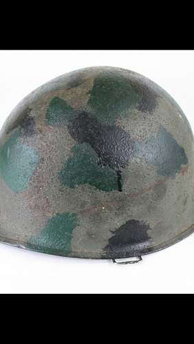 Interesting M1 helmet