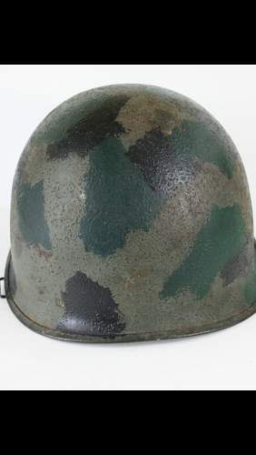 Interesting M1 helmet