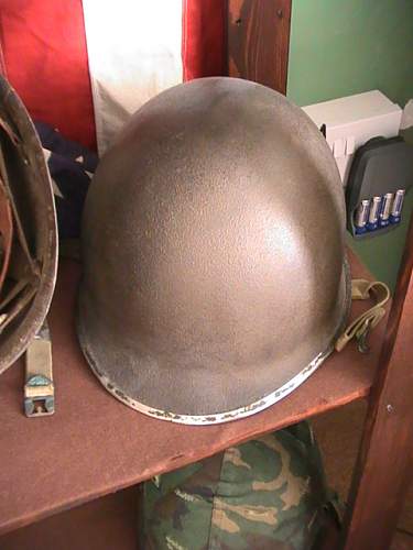 Unique m1 navy helmet conversation