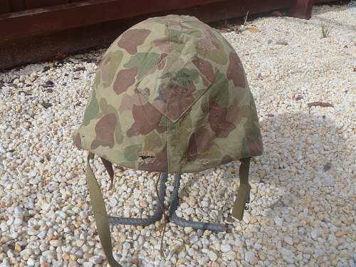 USMC m1 helmet and cover