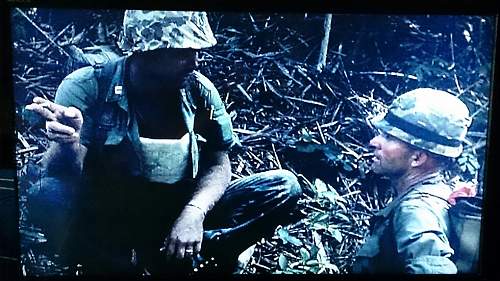 USMC m1 helmet and cover