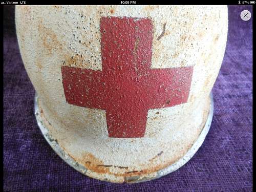 fully painted medic helmet pot