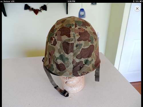 real m1 marine helmet cover?