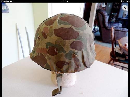 real m1 marine helmet cover?