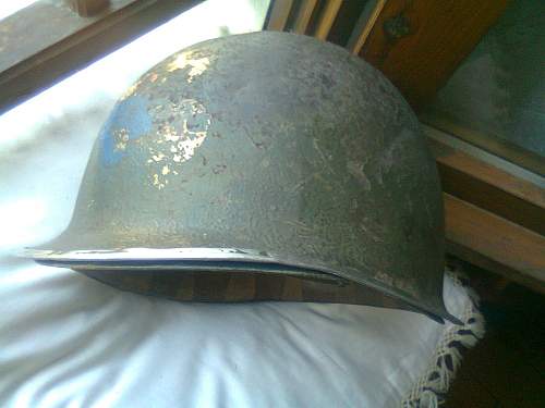 M1 helmet, 88th division, Po valley, Italy.