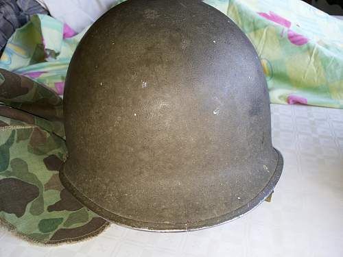 US M1  helmet with USMC cover