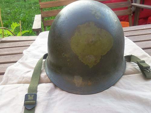 M1 airborne helmet: Korean era?