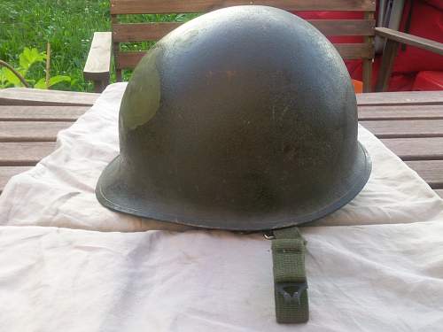 M1 airborne helmet: Korean era?