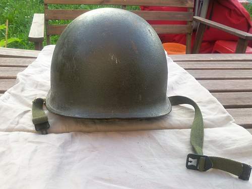 M1 airborne helmet: Korean era?