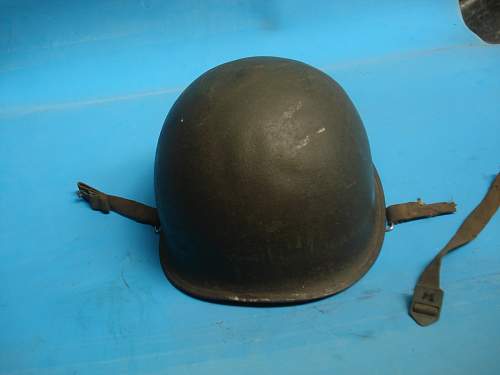 this helmet is the second war? rear seam and Internal numbering