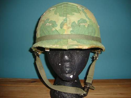 Vietnam Era M1 helmets.