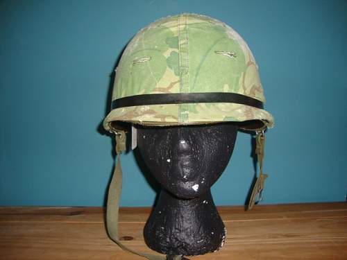 Vietnam Era M1 helmets.