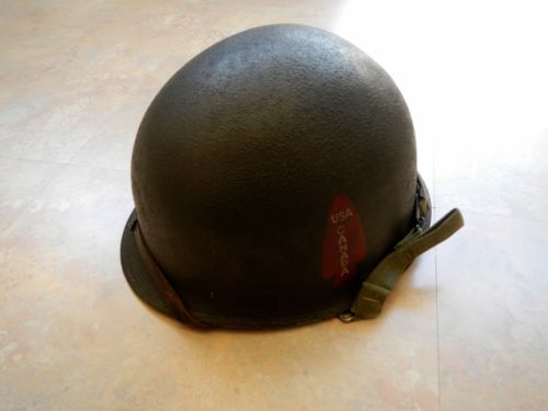 WW2 US M1 hand painted blackdevils Helmet