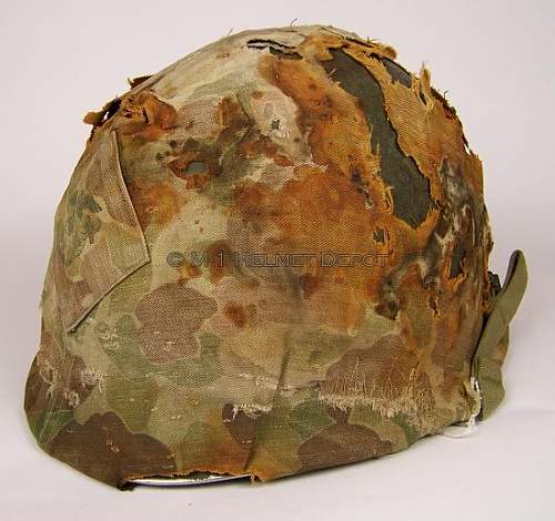 rough usmc m1 helmet cover