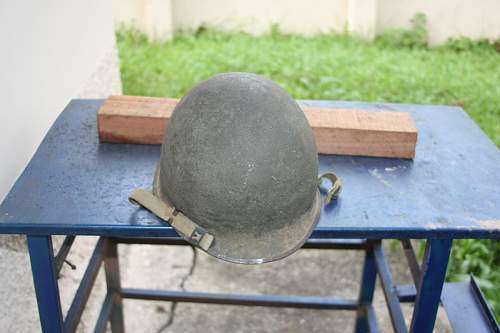 This is a ww2 helmet?internal number:1074 A