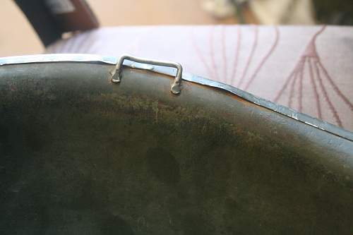 US Front seam M1 Fixed bale helmet shell dated 1943 good?