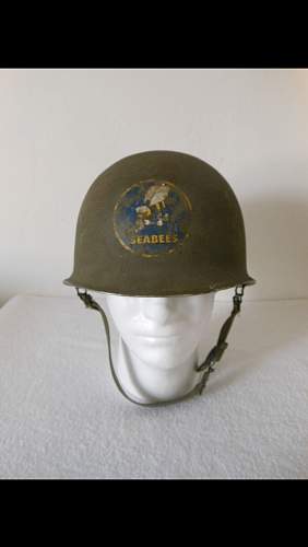 vietnam seabees medic helmet