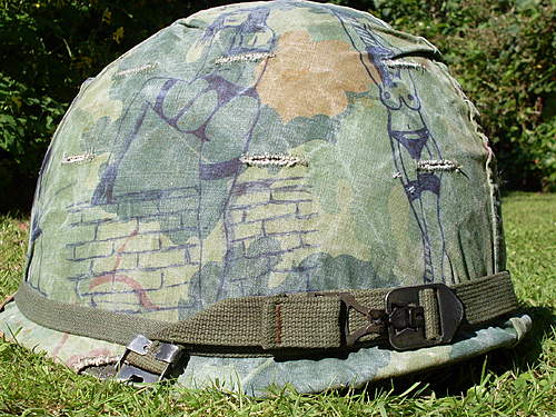 Vietnam ground troop infantry helmet no 1.