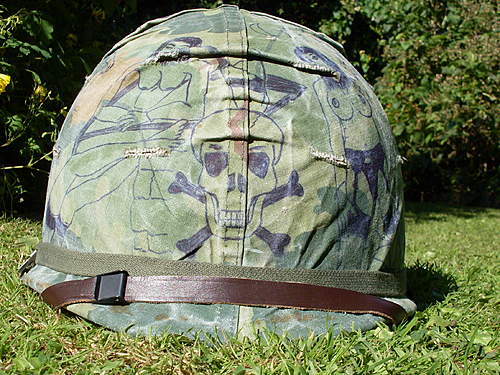 Vietnam ground troop infantry helmet no 1.