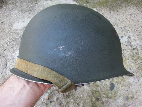 US M1 WWII fixed bale,front seam atlast